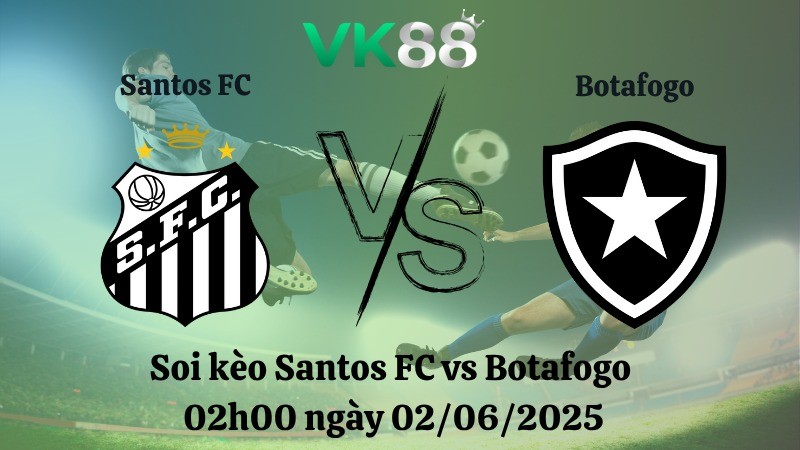 VK88 Nhận định soi kèo Santos FC vs Botafogo 02h00 ngày 02/06/2025 – VĐQG Brazil